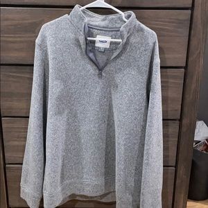 Old navy grey sweater quarter zip